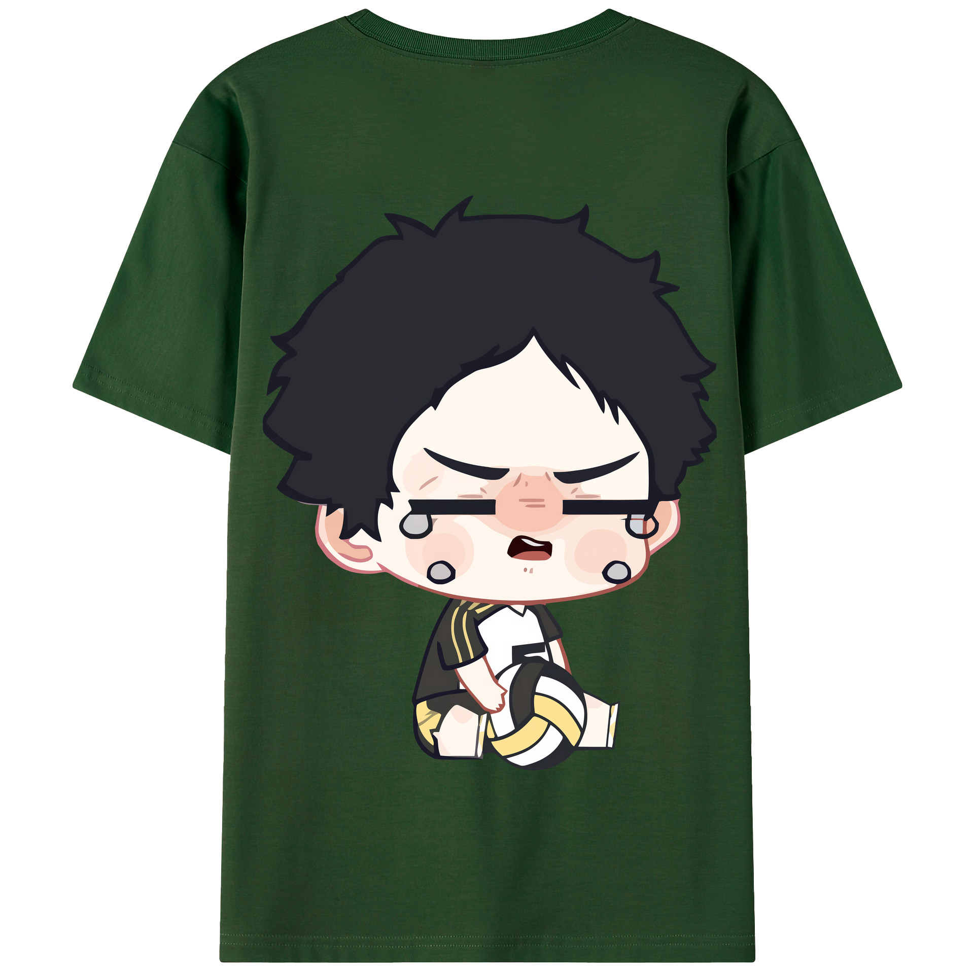 （画像用） ハイキュー!! Haikyu!! 綿100％半袖Tシャツ（背面プリント）